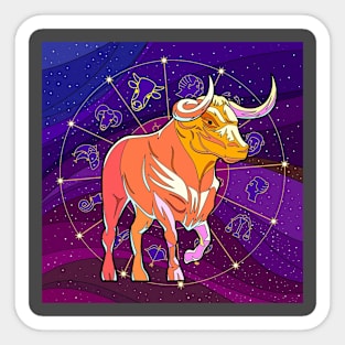 Taurus Zodiac Tees Sticker